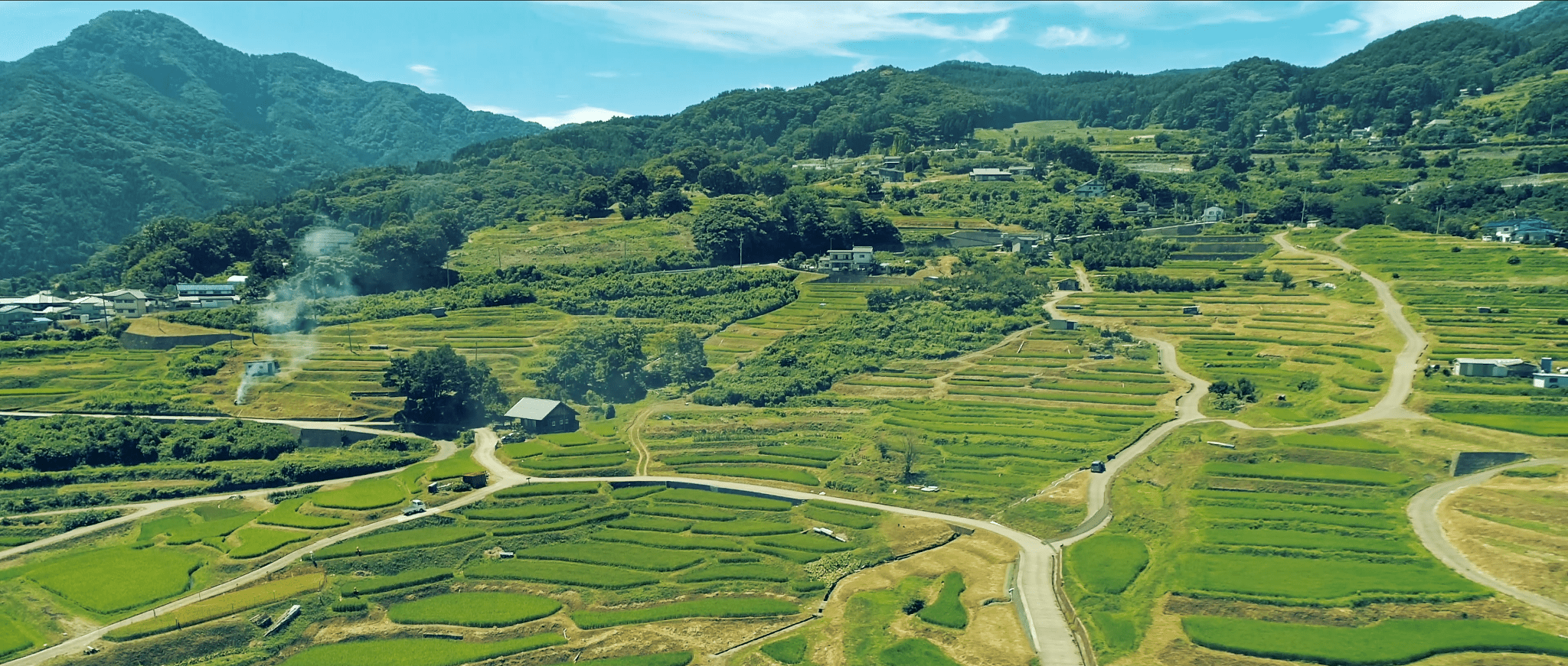 Rural scenery of Nagano prefecture